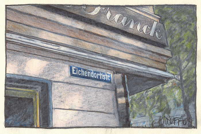 Klner Dom Kunst - Ehrenfeld - Eichendorffstrae - Cafe Franck
