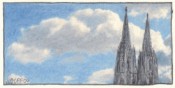 K�lner Dom in den Wolken