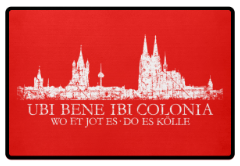 Ubi Bene Kölner Skyline kölsche Fußmatte aus Köln