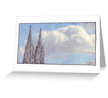 Grußkarten, Postkarten, Aufkleber, Poster und mehr mit dem Kölner Dom